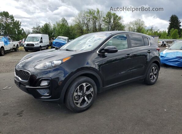 KNDPMCAC1L7714213 2020 KIA SPORTAGE Черный Передняя левая четверть
