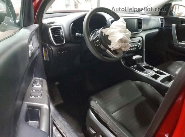 KNDPMCAC1L7803330 2020 KIA SPORTAGE Red Vista del salpicadero