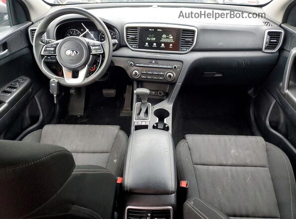 KNDPMCAC1N7968894 2022 KIA SPORTAGE Серебряный Вид панели приборов