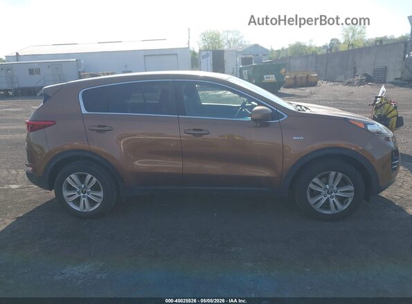 KNDPMCAC2J7441571 2018 KIA SPORTAGE Коричневый Вид задней части салона