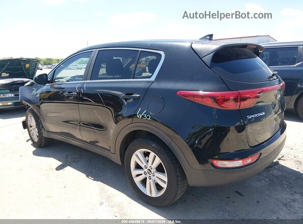 KNDPMCAC2K7590967 2019 KIA SPORTAGE Черный Задняя левая четверть