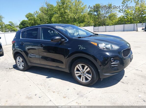 KNDPMCAC2K7590967 2019 KIA SPORTAGE Черный Передняя правая четверть