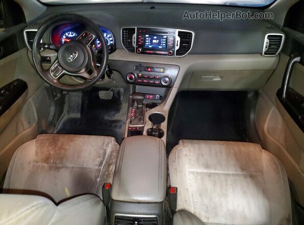 KNDPMCAC2K7598423 2019 KIA SPORTAGE Серебряный Вид панели приборов