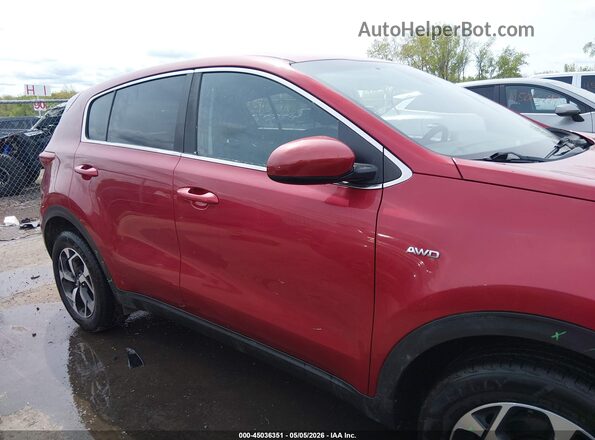 KNDPMCAC2L7756793 2020 KIA SPORTAGE Красный Вид задней части салона