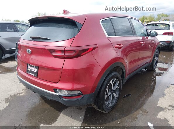 KNDPMCAC2L7756793 2020 KIA SPORTAGE Красный Задняя правая четверть