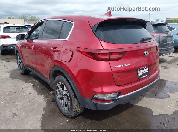 KNDPMCAC2L7756793 2020 KIA SPORTAGE Красный Задняя левая четверть