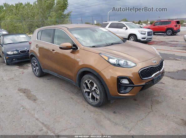 KNDPMCAC2L7825630 2020 KIA SPORTAGE Brown Передня права чверть