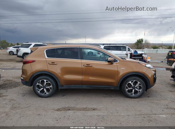 KNDPMCAC2L7825630 2020 KIA SPORTAGE Brown Вид задньої частини салону