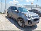 2017 Kia Sportage Lx Gray vin: KNDPMCAC3H7171356