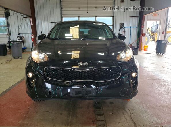 KNDPMCAC3H7207014 2017 KIA SPORTAGE Черный Вид спереди