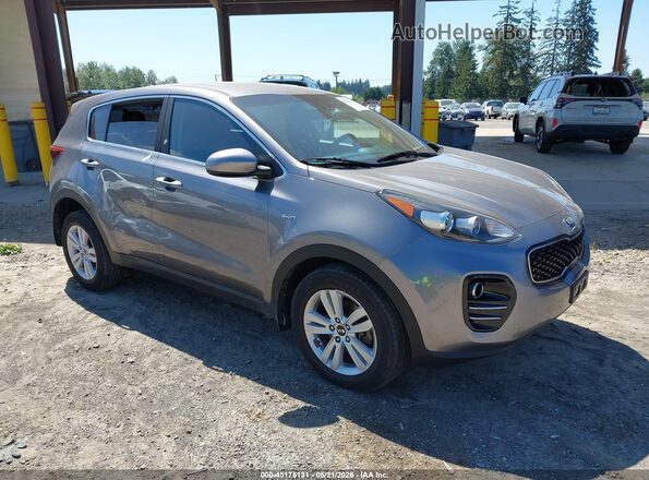 KNDPMCAC3H7261039 2017 KIA SPORTAGE Серый Передняя правая четверть