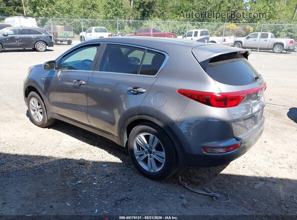 KNDPMCAC3H7261039 2017 KIA SPORTAGE Серый Задняя левая четверть