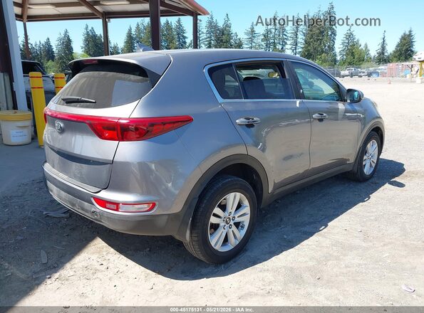 KNDPMCAC3H7261039 2017 KIA SPORTAGE Серый Задняя правая четверть
