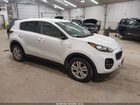 2018 Kia Sportage Lx White vin: KNDPMCAC3J7455057