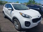 2018 Kia Sportage Lx White vin: KNDPMCAC3J7490455