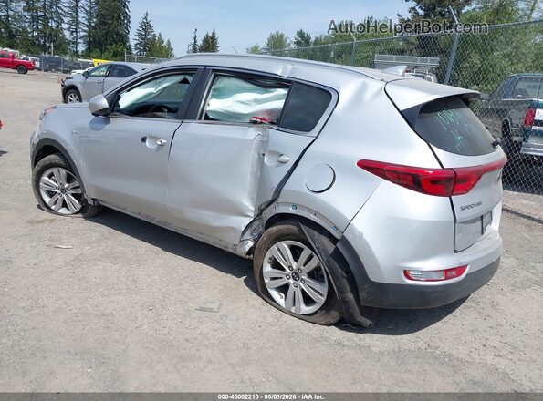 KNDPMCAC3K7616198 2019 KIA SPORTAGE Серебряный Задняя левая четверть