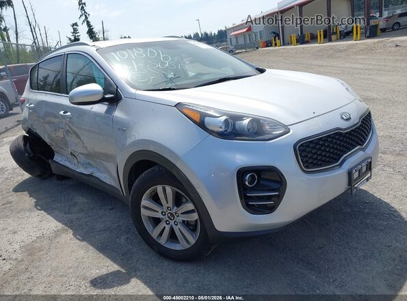 KNDPMCAC3K7616198 2019 KIA SPORTAGE Серебряный Передняя правая четверть
