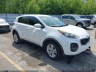 2017 Kia Sportage Lx White vin: KNDPMCAC4H7257078