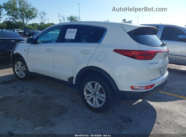 KNDPMCAC4J7313025 2018 KIA SPORTAGE Белый Задняя левая четверть