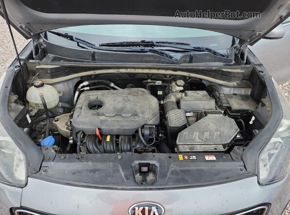 KNDPMCAC4K7598715 2019 KIA SPORTAGE Silver Vista del compartimento del motor