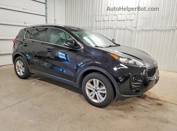 KNDPMCAC5J7360709 2018 KIA SPORTAGE Черный Передняя правая четверть