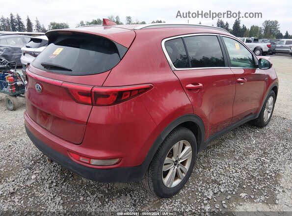 KNDPMCAC5K7612797 2019 KIA SPORTAGE Red Trasero derecho