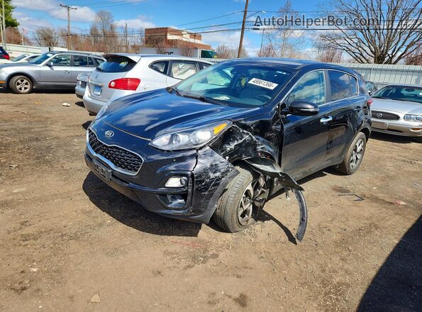 KNDPMCAC5L7728521 2020 KIA SPORTAGE Черный Передняя левая четверть