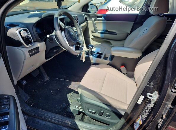 KNDPMCAC5L7728521 2020 KIA SPORTAGE Черный Вид салона спереди