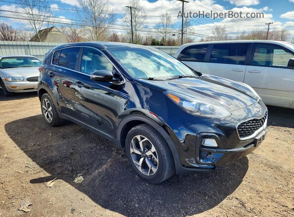 KNDPMCAC5L7728521 2020 KIA SPORTAGE Черный Передняя правая четверть