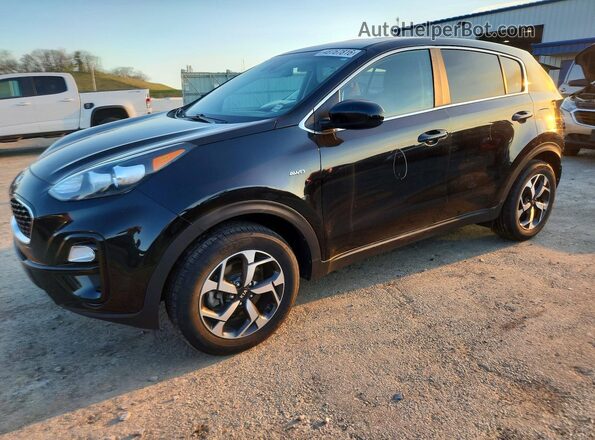 KNDPMCAC5N7009725 2022 KIA SPORTAGE Черный Передняя левая четверть