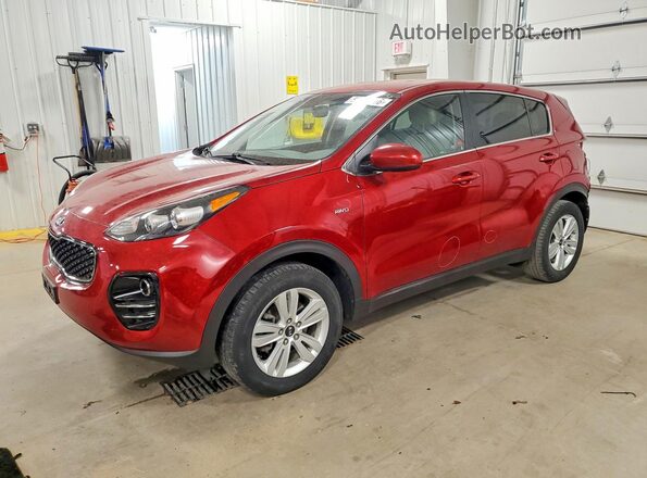 KNDPMCAC6J7426197 2018 KIA SPORTAGE Красный Передняя левая четверть