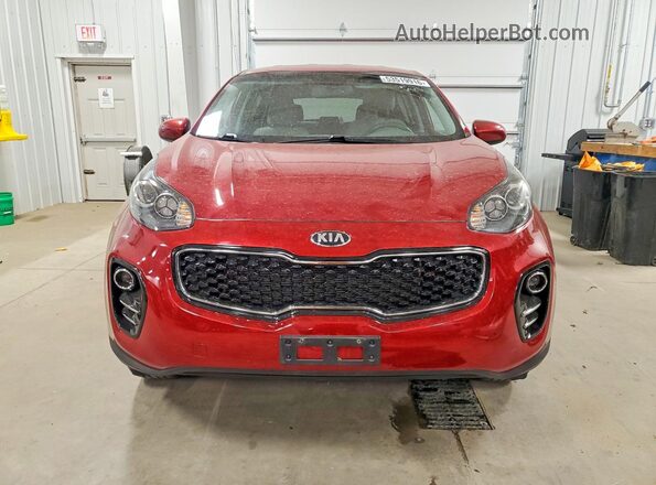 KNDPMCAC6J7426197 2018 KIA SPORTAGE Красный Вид спереди