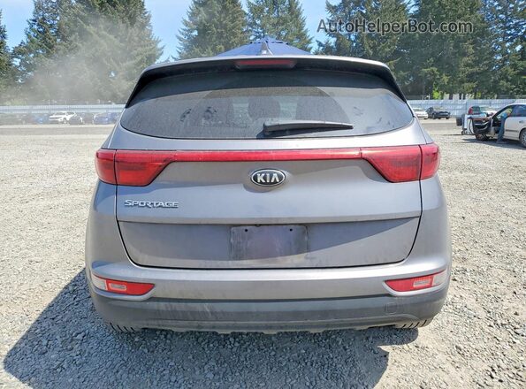 KNDPMCAC6J7461600 2018 KIA SPORTAGE Gray Widok z tyłu