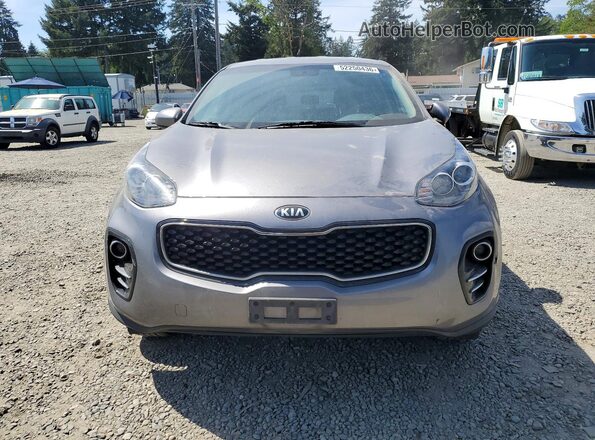 KNDPMCAC6J7461600 2018 KIA SPORTAGE Gray Widok z przodu