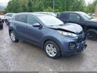 2019 Kia Sportage Lx Blue vin: KNDPMCAC6K7494470