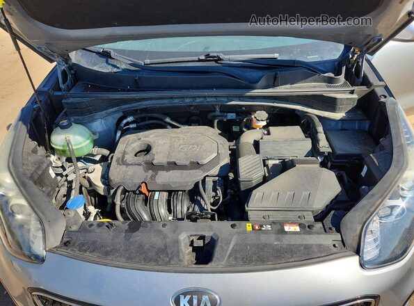 KNDPMCAC6K7598148 2019 KIA SPORTAGE Серый Вид подкапотного пространства