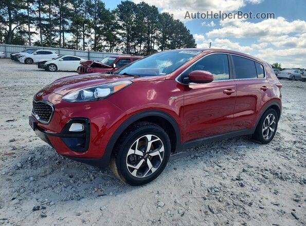 KNDPMCAC6L7804201 2020 KIA SPORTAGE Red Vista tres cuartos delantera izquierda