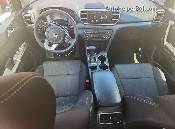 KNDPMCAC6L7804201 2020 KIA SPORTAGE Red Vista del salpicadero
