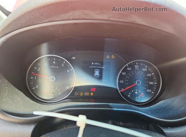 KNDPMCAC6L7804201 2020 KIA SPORTAGE Red Vista del cuadro de instrumentos