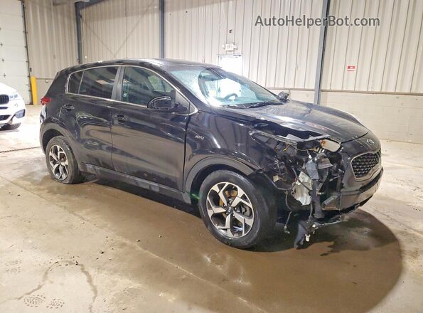 KNDPMCAC6L7804618 2020 KIA SPORTAGE Черный Передняя правая четверть