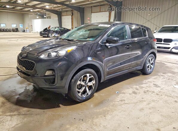 KNDPMCAC6L7804618 2020 KIA SPORTAGE Черный Передняя левая четверть