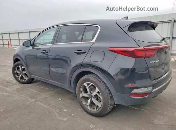 KNDPMCAC6M7938742 2021 KIA SPORTAGE Черный Задняя левая четверть