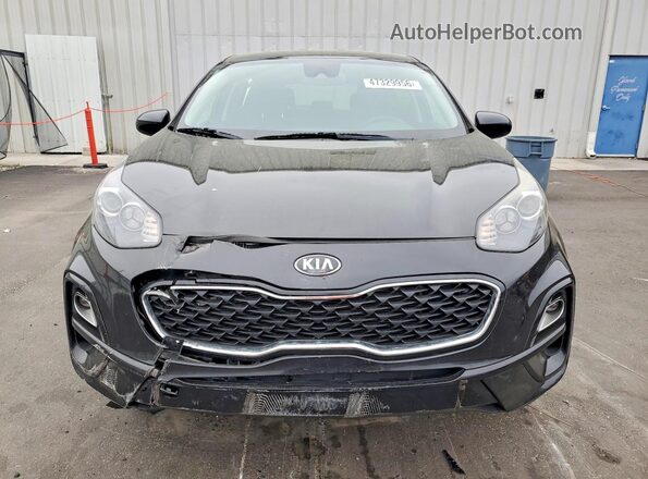 KNDPMCAC6M7938742 2021 KIA SPORTAGE Черный Вид спереди