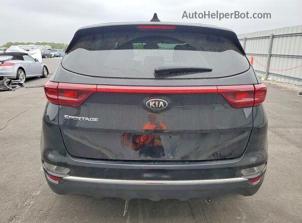 KNDPMCAC6M7938742 2021 KIA SPORTAGE Черный Вид сзади