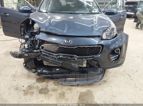 KNDPMCAC7H7156794 2017 KIA SPORTAGE Dark Blue წინა ხედი
