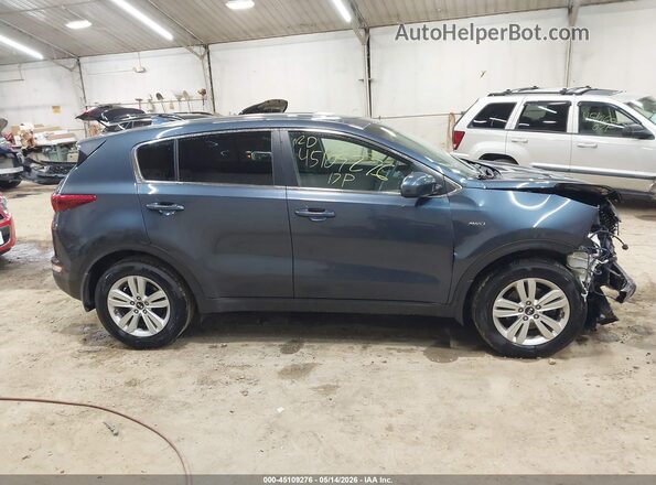 KNDPMCAC7H7156794 2017 KIA SPORTAGE Dark Blue უკანა სალონის ხედი