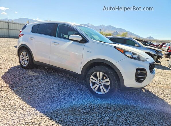 KNDPMCAC7H7238511 2017 KIA SPORTAGE Белый Передняя правая четверть