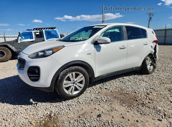KNDPMCAC7H7238511 2017 KIA SPORTAGE Белый Передняя левая четверть