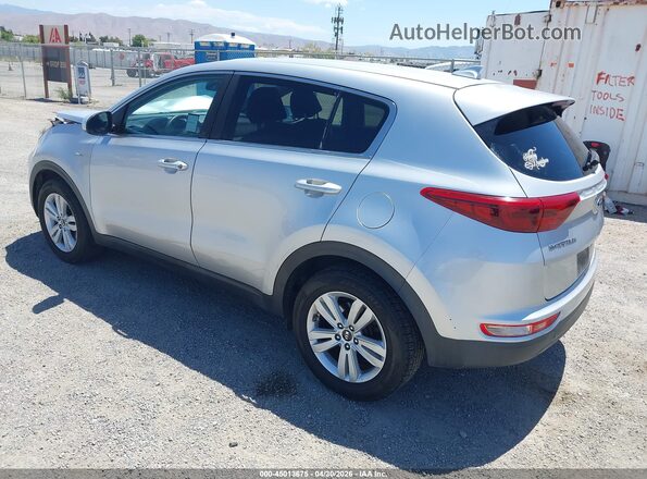 KNDPMCAC7J7381545 2018 KIA SPORTAGE Серебряный Задняя левая четверть