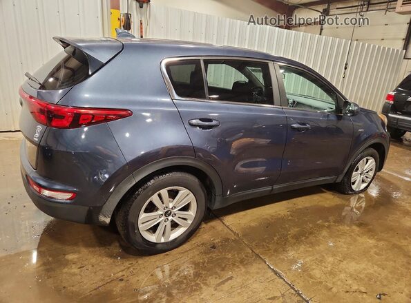 KNDPMCAC7J7447155 2018 KIA SPORTAGE Blue Tył prawy